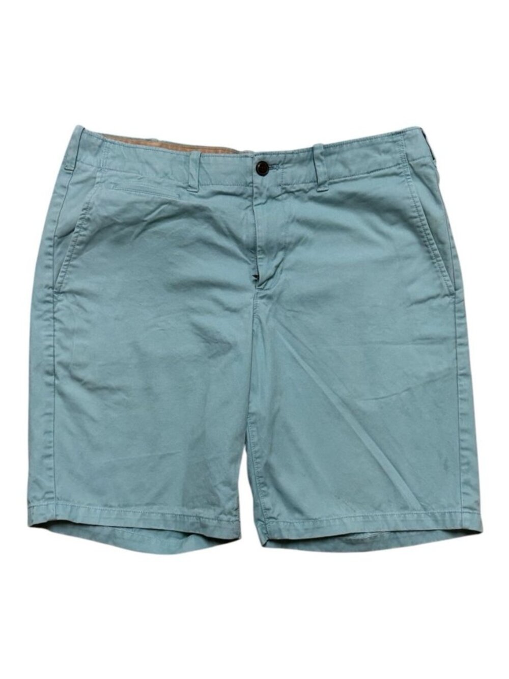 Gap The Lived-In Short Men’s Size 36 Blue Chino Shorts Casual Cotton Flat Fron